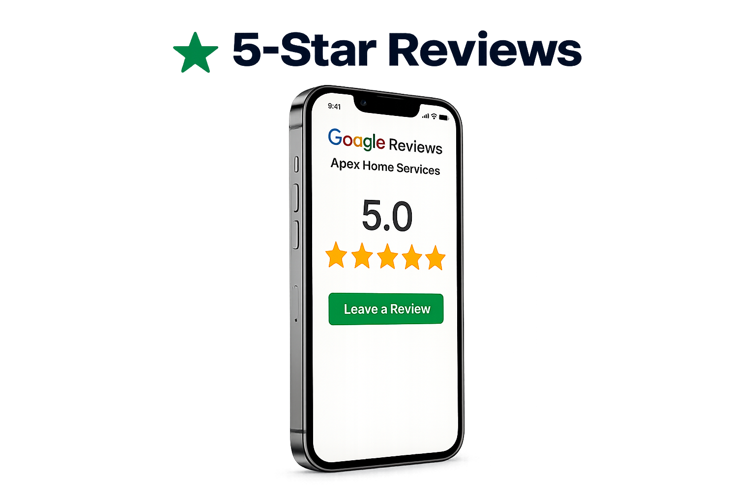 5-Star Review Funnel device mockup